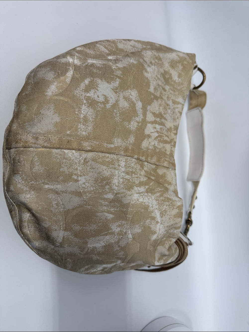 Vintage cream and tan Coach - Picture 6 of 17